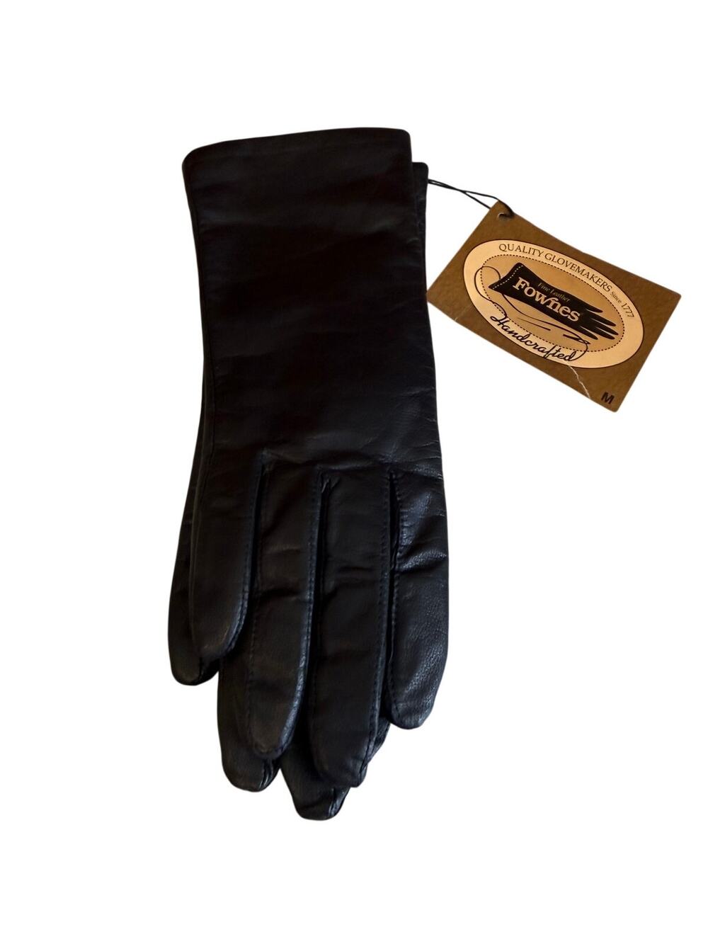Fownes Brand Genuine Leather Gloves Black M